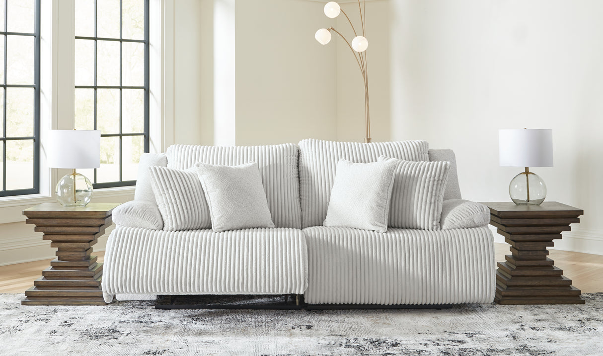 Top Tier Alloy 2-Piece Sectional Loveseat from Ashley - Luna Furniture