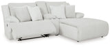 Top Tier Alloy 3-Piece RAF Chaise Reclining Sectional from Ashley - Luna Furniture