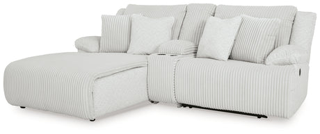 Top Tier Alloy 3-Piece LAF Chaise Reclining Sectional from Ashley - Luna Furniture