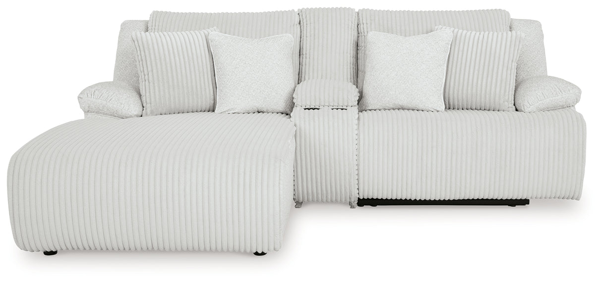 Top Tier Alloy 3-Piece LAF Chaise Reclining Sectional from Ashley - Luna Furniture