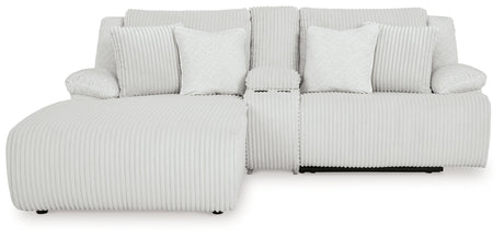 Top Tier Alloy 3-Piece LAF Chaise Reclining Sectional from Ashley - Luna Furniture
