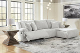 Top Tier Alloy 3-Piece RAF Chaise Reclining Sectional from Ashley - Luna Furniture