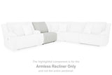 Top Tier Alloy Armless Recliner from Ashley - Luna Furniture