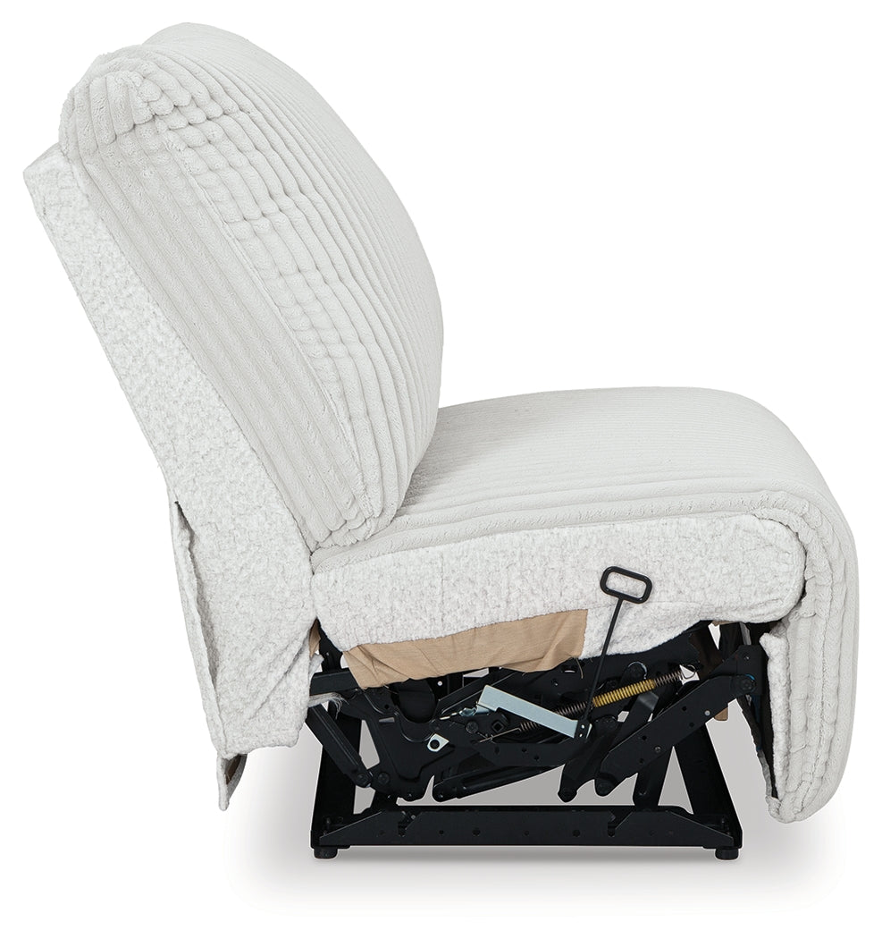 Top Tier Alloy Armless Recliner from Ashley - Luna Furniture