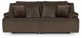 Top Tier Chocolate 2-Piece Reclining Loveseat from Ashley - Luna Furniture
