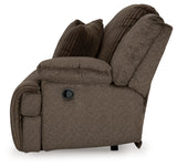 Top Tier Chocolate 3-Piece LAF Chaise Reclining Sectional from Ashley - Luna Furniture