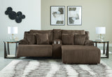 Top Tier Chocolate Sofa and Recliner from Ashley - Luna Furniture