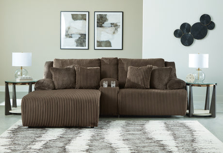 Top Tier Chocolate Sofa and Recliner from Ashley - Luna Furniture