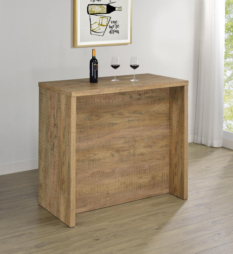 Topanga Engineered Wood Freestanding Home Bar Cabinet Mango from Coaster - Luna Furniture