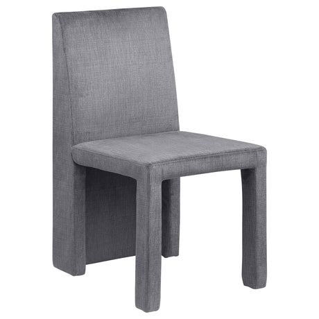 Tordera Gray Velvet Upholstered Side Chair, Set of 2 from Coaster - Luna Furniture