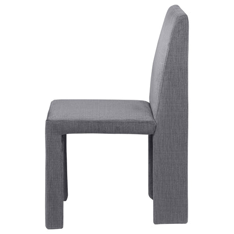 Tordera Gray Velvet Upholstered Side Chair, Set of 2 from Coaster - Luna Furniture
