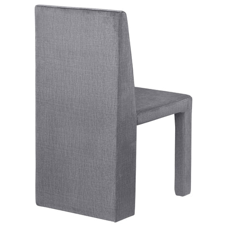 Tordera Gray Velvet Upholstered Side Chair, Set of 2 from Coaster - Luna Furniture