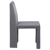 Tordera Gray Velvet Upholstered Side Chair, Set of 2 from Coaster - Luna Furniture