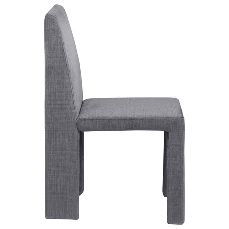 Tordera Gray Velvet Upholstered Side Chair, Set of 2 from Coaster - Luna Furniture