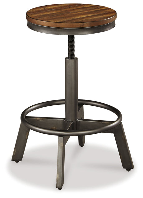 Torjin 2-Piece Bar Stool in Brown/Gray from Ashley - Luna Furniture