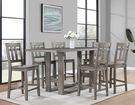 Toscana Burnished Gray Counter Height Dining Set from Steve Silver - Luna Furniture