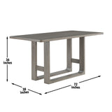 Toscana 72-inch Counter Table from Steve Silver - Luna Furniture