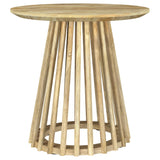 Touhy Natural Mango 2-Piece Round Coffee and End Table Set from Coaster - Luna Furniture