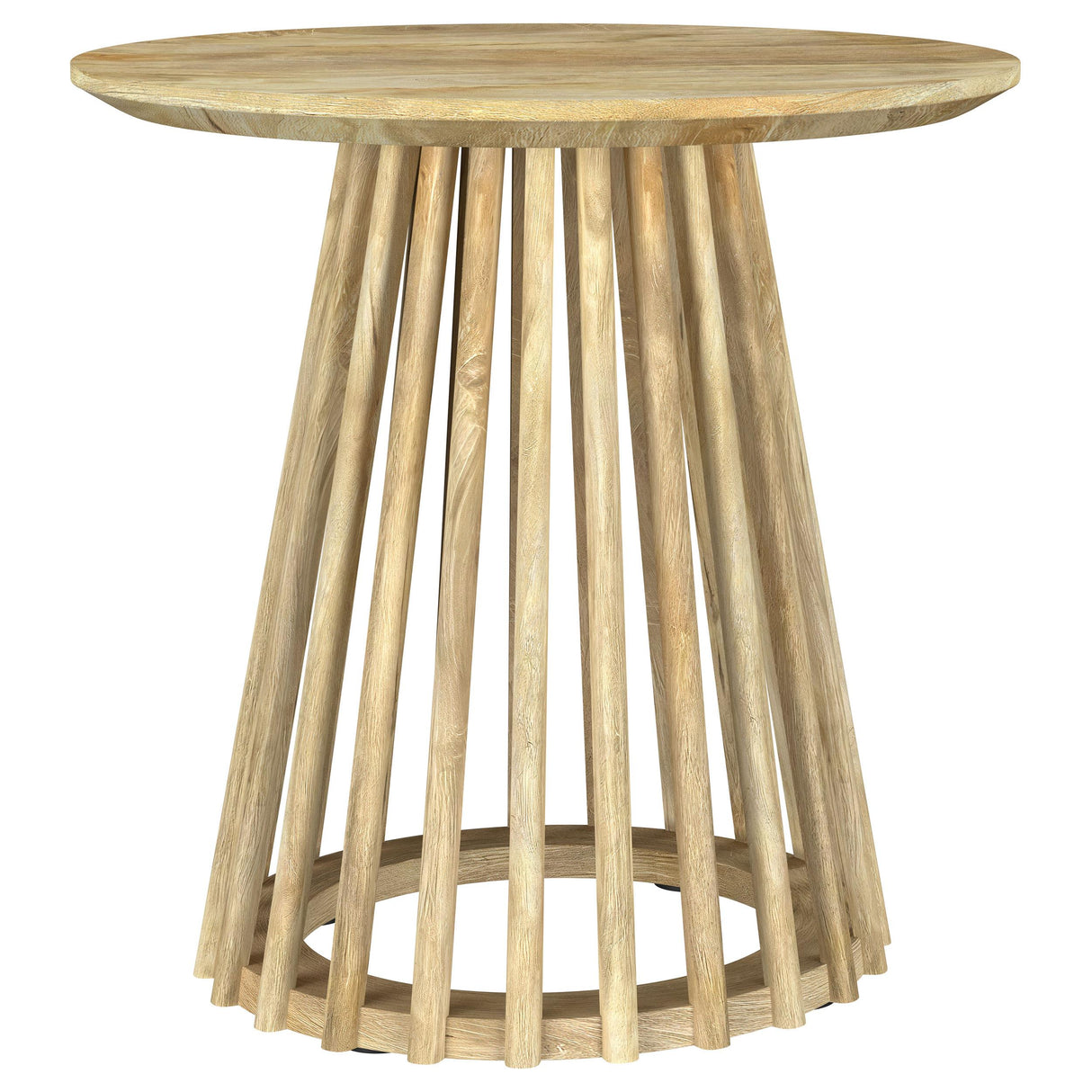 Touhy Natural Mango 3-Piece Round Coffee and End Table Set from Coaster - Luna Furniture