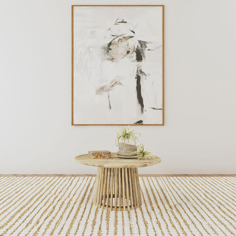 Touhy Natural Mango Round Solid Wood Cocktail Coffee Table from Coaster - Luna Furniture