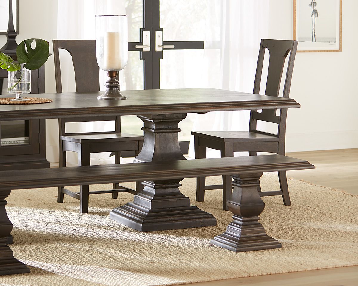 Nimes 80" Bench in Vintage Brown from Home Trends & Design - Luna Furniture