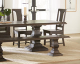 Nimes 80" Bench in Vintage Brown from Home Trends & Design - Luna Furniture