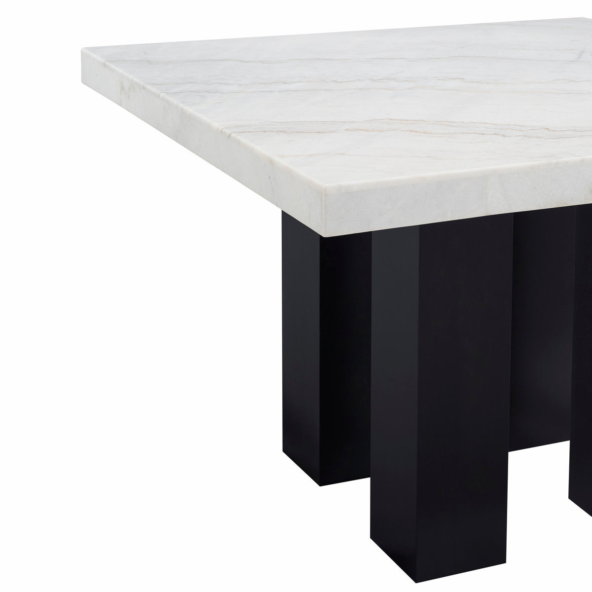 Artemis White Marble Counter Height Dining Table with Tan Base from Steve Silver - Luna Furniture