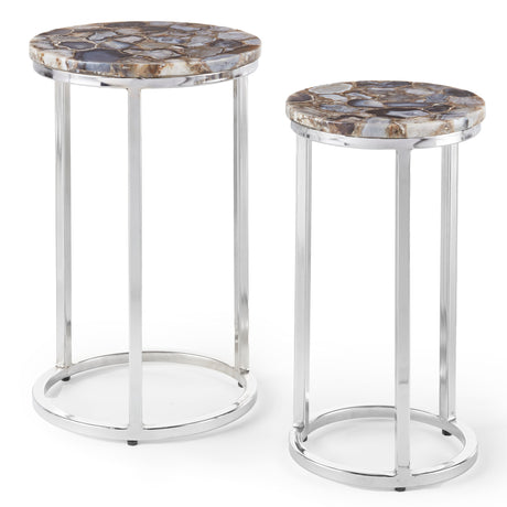 Onyx Agate Top Nesting Table from Steve Silver - Luna Furniture