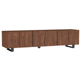 Trask Mango Brown 86-inch Wood TV Stand Media Console from Coaster - Luna Furniture