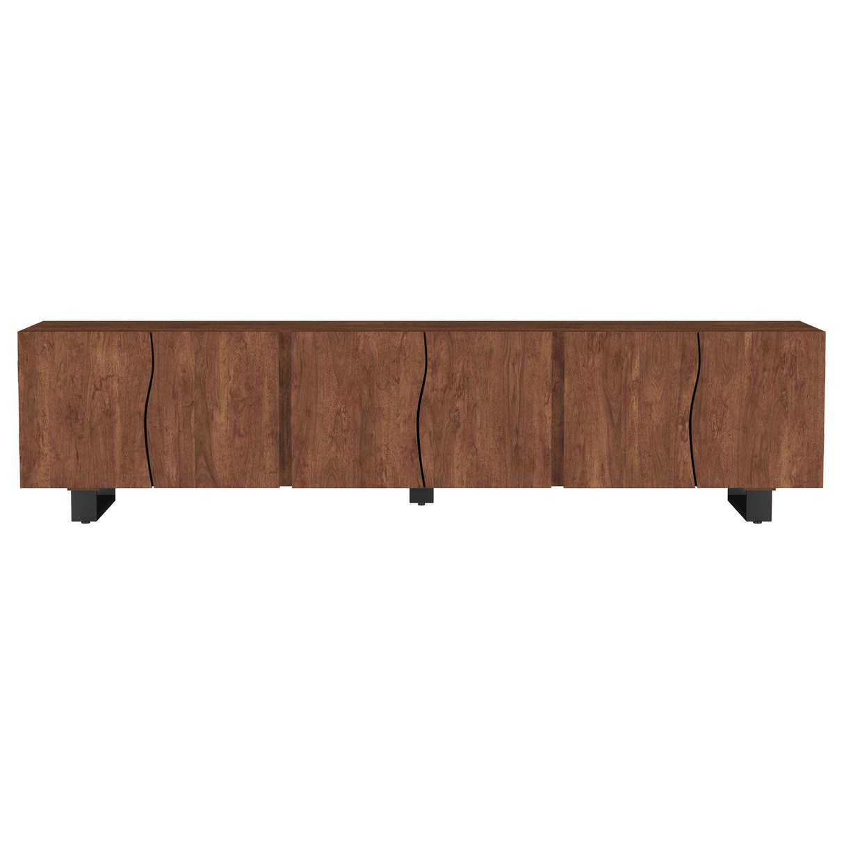Trask Mango Brown 86-inch Wood TV Stand Media Console from Coaster - Luna Furniture