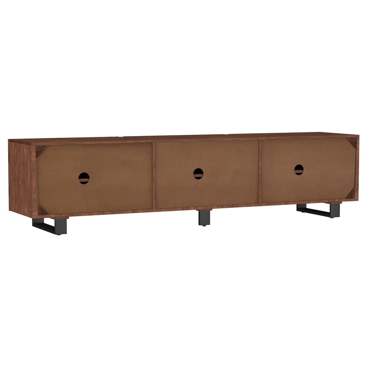 Trask Mango Brown 86-inch Wood TV Stand Media Console from Coaster - Luna Furniture
