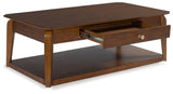 Trenmour Medium Brown Coffee Table from Ashley - Luna Furniture
