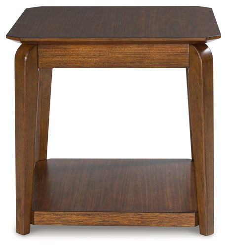 Trenmour Medium Brown End Table from Ashley - Luna Furniture