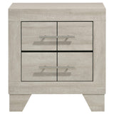 Trenton Rustic Cream 2-Drawer Nightstand from Coaster - Luna Furniture