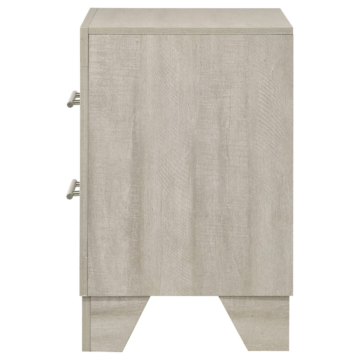 Trenton Rustic Cream 2-Drawer Nightstand from Coaster - Luna Furniture