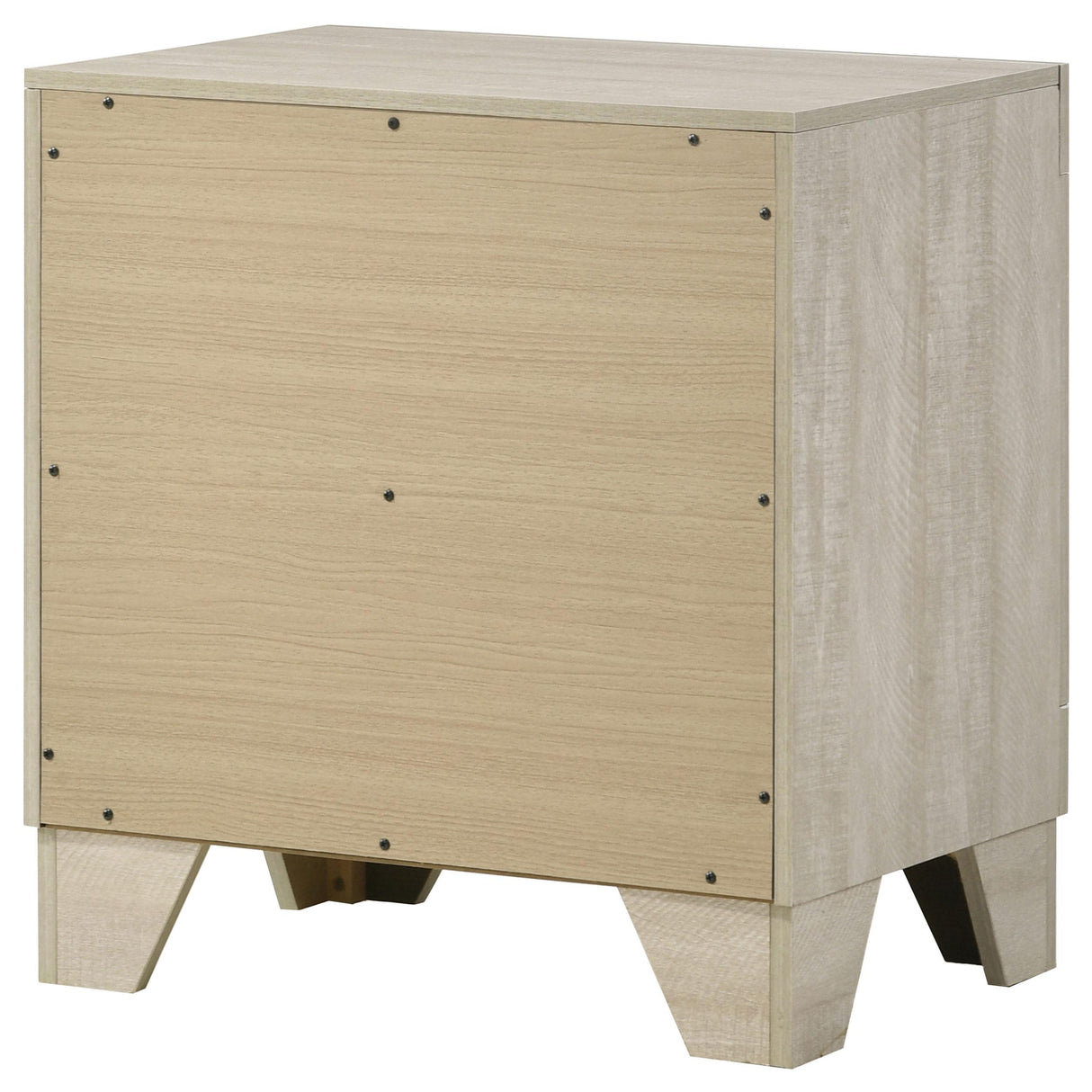 Trenton Rustic Cream 2-Drawer Nightstand from Coaster - Luna Furniture