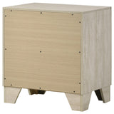 Trenton Rustic Cream 2-Drawer Nightstand from Coaster - Luna Furniture