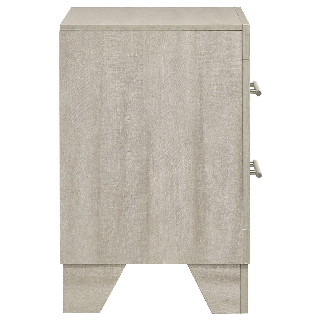 Trenton Rustic Cream 2-Drawer Nightstand from Coaster - Luna Furniture