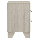 Trenton Rustic Cream 2-Drawer Nightstand from Coaster - Luna Furniture