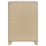 Trenton Rustic Cream 4-Drawer Bedroom Chest from Coaster - Luna Furniture