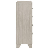 Trenton Rustic Cream 4-Drawer Bedroom Chest from Coaster - Luna Furniture