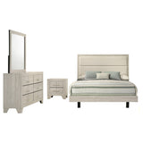Trenton 4-piece Eastern King Bedroom Set Rustic Cream from Coaster - Luna Furniture