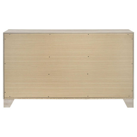Trenton Rustic Cream 6-Drawer Bedroom Dresser from Coaster - Luna Furniture
