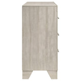Trenton Rustic Cream 6-Drawer Bedroom Dresser from Coaster - Luna Furniture