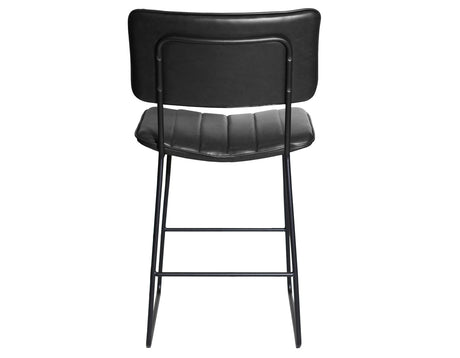 Tribeca Black 24″ Commercial Grade Counter Stool from Steve Silver - Luna Furniture