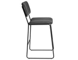 Tribeca Black 30″ Commercial Grade Bar Stool from Steve Silver - Luna Furniture
