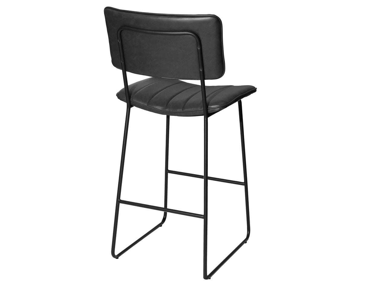 Tribeca Black 30″ Commercial Grade Bar Stool from Steve Silver - Luna Furniture