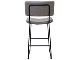 Tribeca Gray 30″ Commercial Grade Bar Stool from Steve Silver - Luna Furniture