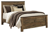 Trinell Brown Queen Panel Bed with Dresser, Chest and Nightstand from Ashley - Luna Furniture