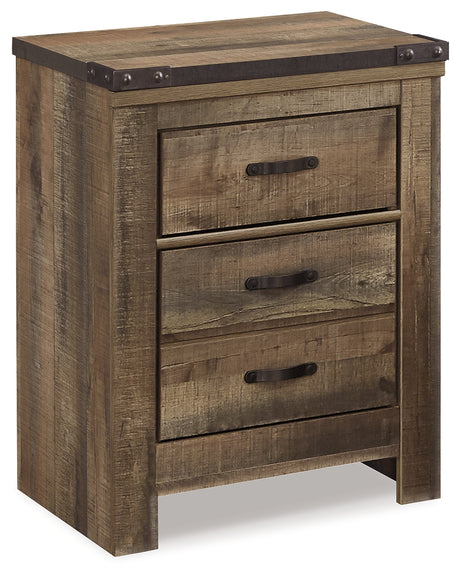 Trinell Brown Twin Bookcase Storage Bed, Dresser, Mirror and Nightstand from Ashley - Luna Furniture